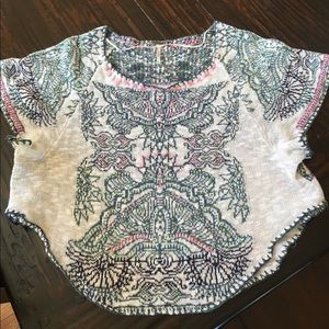 Free People short sleeved sweater